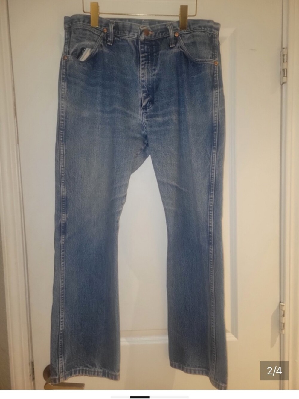 Vintage Wrangler Men’s Blue Denim Jeans 36x 30